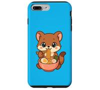 Cute Ramen Loving Squirrel Kawaii Food Art Case for iPhone 7 Plus/8 Plus