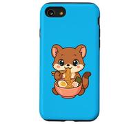 Cute Ramen Loving Squirrel Kawaii Food Art Case for iPhone SE (2020) / 7/8