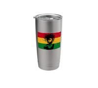 Cute Rasta Baby Rasta Flag Judah Lion Roots Reggae Rastafari Stainless Steel Insulated Tumbler