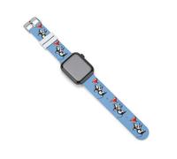 Cute Rat Love Silicone Watch Band Replacement Watch Straps Adjustable Sport Wristband for Women Men 38mm/40mm