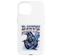 Cute Raven Squad Electric Lightning Halloween Viral Meme Case for iPhone 15