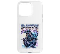 Cute Raven Squad Electric Lightning Halloween Viral Meme Case for iPhone 15 Pro Max