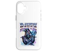 Cute Raven Squad Electric Lightning Halloween Viral Meme Case for iPhone 16 Plus