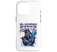 Cute Raven Squad Electric Lightning Halloween Viral Meme Case for iPhone 16 Pro