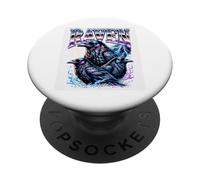 Cute Raven Squad Electric Lightning Halloween Viral Meme PopSockets Adhesive PopGrip