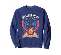 Cute READERS ROCK Reading Rockstar Elementary Teacher Read Sweatshirt