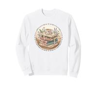 Cute Reading Book Lover Aesthetic | Cozy Bookish Librarian Sweatshirt