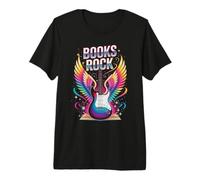 Cute Reading Books Rock Kindergarten Teacher Read Across Premium T-Shirt