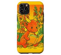 Cute Reading Dragon Fantasy Bookish Teacher Librarian Vibes Case for iPhone 11 Pro