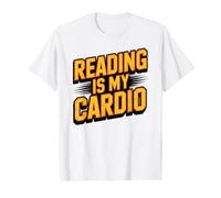 Cute Reading My Cardio Library Literacy Coach Possibilities Value Graphic T-Shirt