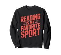 Cute READING MY FAVORITE SPORT Cardio Literacy Coach Sweatshirt