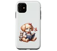 Cute Reading Puppy Fun and Whimsical Case for iPhone 11