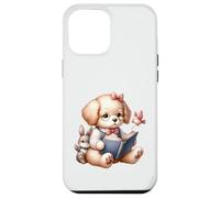 Cute Reading Puppy Fun and Whimsical Case for iPhone 12 Pro Max