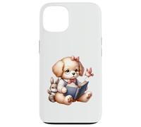 Cute Reading Puppy Fun and Whimsical Case for iPhone 13
