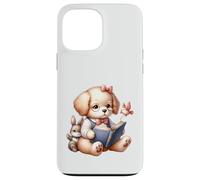 Cute Reading Puppy Fun and Whimsical Case for iPhone 13 Pro Max