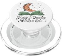 Cute Reading Quote For Librarians Book Lover And Book Nerd PopSockets PopGrip for MagSafe