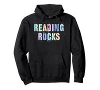Cute READING ROCKS Elementary Educational Rockstar Books Is Pullover Hoodie