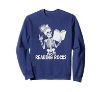 Cute READING ROCKS Messy Hair Pre-K Teacher Read Across Sweatshirt