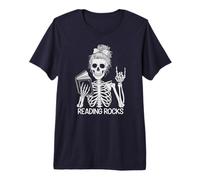 Cute Reading Rocks Teaching Kindergarten Literacy Team Premium T-Shirt