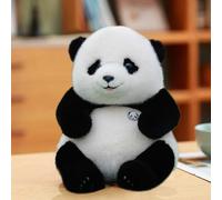 Cute Realistic Plush Pandas, Super Soft Stuffed Animals Soft Cuddle Bear Gift, Emotional Support Panda Plush Toy Gifts That You Back for Stress & Anxiety Support for Baby, Adult, Room Decor (25cm)