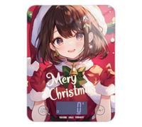 Cute Red Christmas Anime Girl Keto Food Scales 11lb/0.18oz, 5kg/5g Waterproof Digital gram Scale with 4 Unit for Dieting Dieting Dieting pesa Digital para alimentos