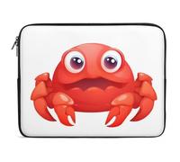 Cute Red Crab Laptop Sleeve 17inch Laptop Protective Case for Women Men Shockproof Computer Cover Portable Notebook Briefcases Computer Carrying Bag Lap Top Protector Compatible with Notebooks