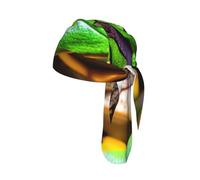 cute Red Eyes Tree Frogs Print Cycling Cap Quick-Drying Lightweight Breathable Fashion Accessory Workout Headband