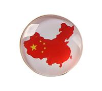 Cute Red Five-pointed Star Brooch Pins Red Flag Badge Lapel Coloured Glaze Fashion Jewelry Accessories Gift Lapel For Women Men
