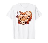 Cute Red Fox Eating Ramen - Adorable Foodie Design T-Shirt