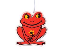 Cute Red Frog Air Freshner with Orange Fragrance
