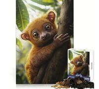Cute Red Kinkajou Lemur for Adults 1000 Piece Jigsaw Puzzle DownTime Game Indoor Play Fun Challenge Wall Accent (50x75cm)