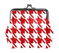 Cute Red Knitting Christmas Pattern Buckle Coin Purse