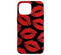 Cute Red Lipstick Kisses Kiss Lips pattern Case for iPhone 16 Pro Max