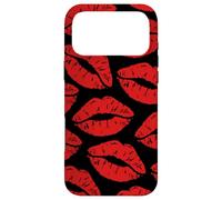 Cute Red Lipstick Kisses Kiss Lips pattern Case for iPhone 17 Pro Max