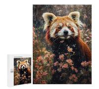 Cute Red Panda Adult Puzzle, 500 PCS, Relaxing Jigsaw Activity, An Engaging Indoor Activity for Quiet Evenings, at Home