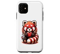 Cute Red Panda Animal Love Lovers Heart Sweetheart Case for iPhone 11