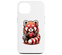 Cute Red Panda Animal Love Lovers Heart Sweetheart Case for iPhone 13
