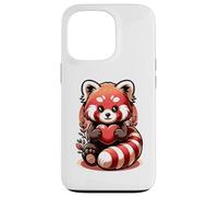Cute Red Panda Animal Love Lovers Heart Sweetheart Case for iPhone 13 Pro