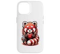 Cute Red Panda Animal Love Lovers Heart Sweetheart Case for iPhone 14