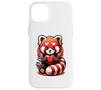Cute Red Panda Animal Love Lovers Heart Sweetheart Case for iPhone 14 Plus