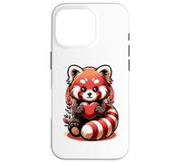 Cute Red Panda Animal Love Lovers Heart Sweetheart Case for iPhone 16 Pro