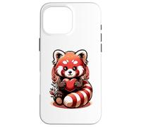 Cute Red Panda Animal Love Lovers Heart Sweetheart Case for iPhone 16 Pro Max