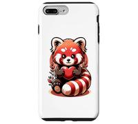 Cute Red Panda Animal Love Lovers Heart Sweetheart Case for iPhone 7 Plus/8 Plus