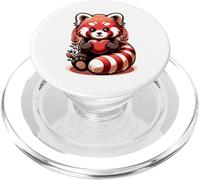 Cute Red Panda Animal Love Lovers Heart Sweetheart PopSockets PopGrip for MagSafe