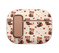 Cute Red Panda Headphone Case Compatible with Airpod Pro 2 Protective Cover Cute Hard Case