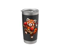 Cute Red Panda Muay Thai Stainless Steel Insulated Tumbler