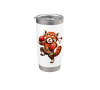 Cute Red Panda Muay Thai Stainless Steel Insulated Tumbler