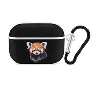 Cute Red Panda Watercolor Printed Bluetooth Earbuds Case Colorful Wireless Headphones Covers Compatible With AirPods Pro 2