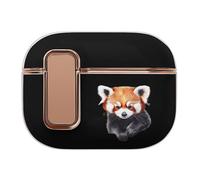 Cute Red Panda Watercolor Trendy Bluetooth Earbuds Protector Printed Wireless Earbud Case Covers Compatible with Airpods Pro 2