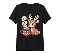 Cute Reindeer from The North Magical Christmas Premium T-Shirt